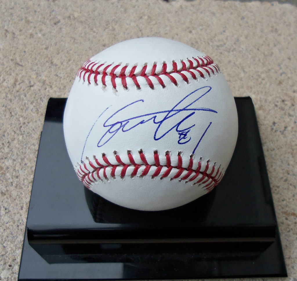 Cleveland Indians #1 KOSUKE FUKUDOME Signed Autographed OML Baseball COA PROOF
