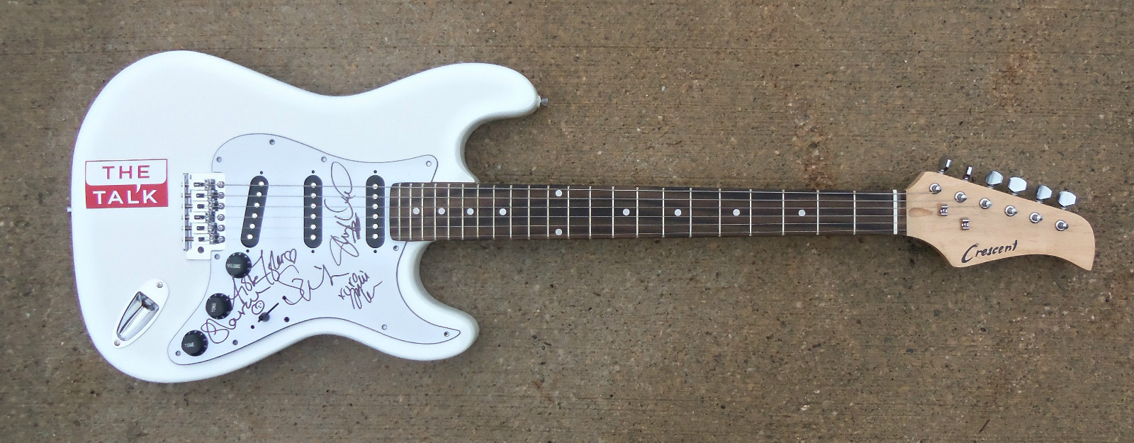 THE TALK Show Cast Signed Autographed Electric Guitar COA! PROOF! SHARON JULIE+
