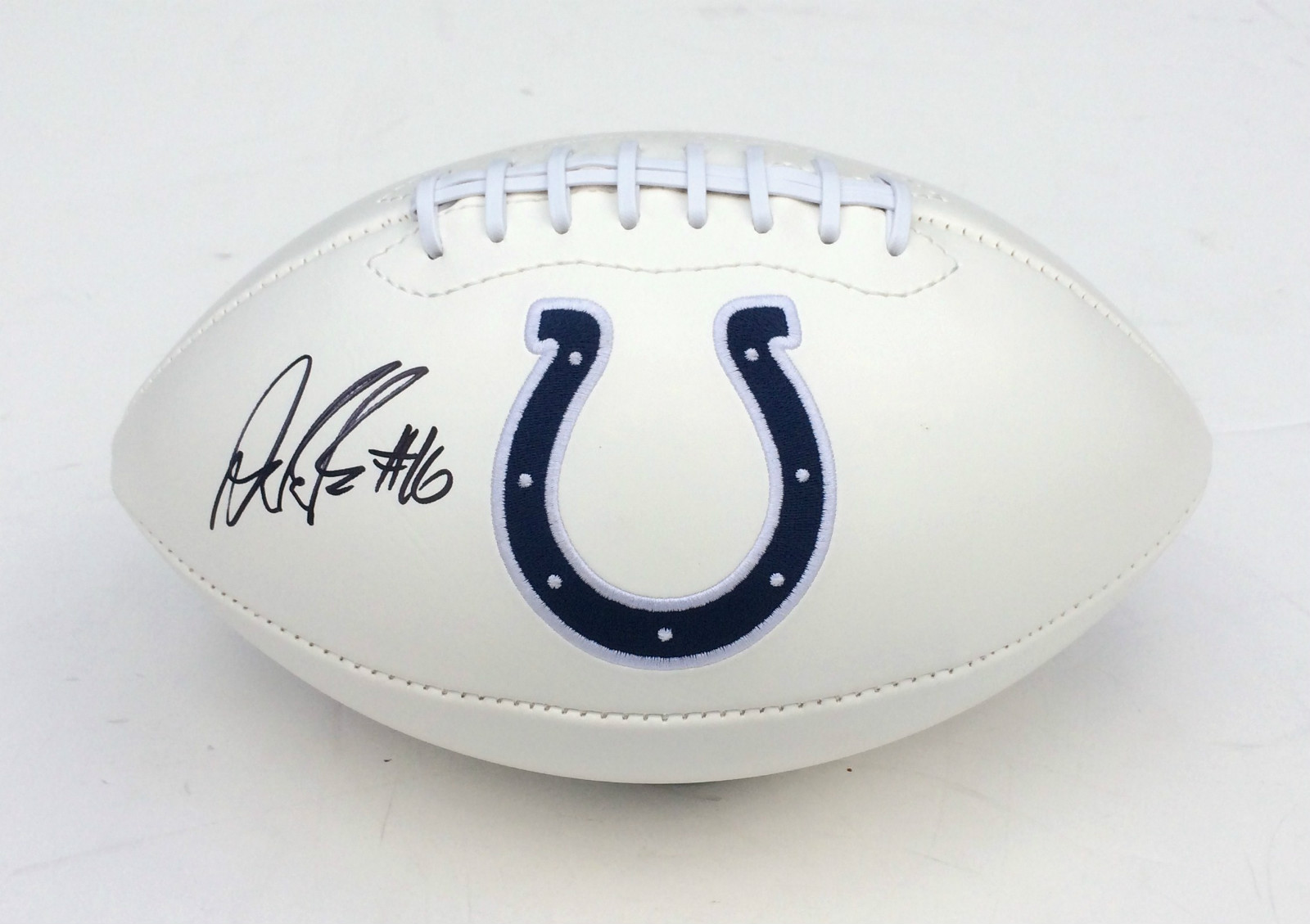 Indianapolis Colts #16 DA'RICK ROGERS Signed Autographed Logo Football COA PROOF
