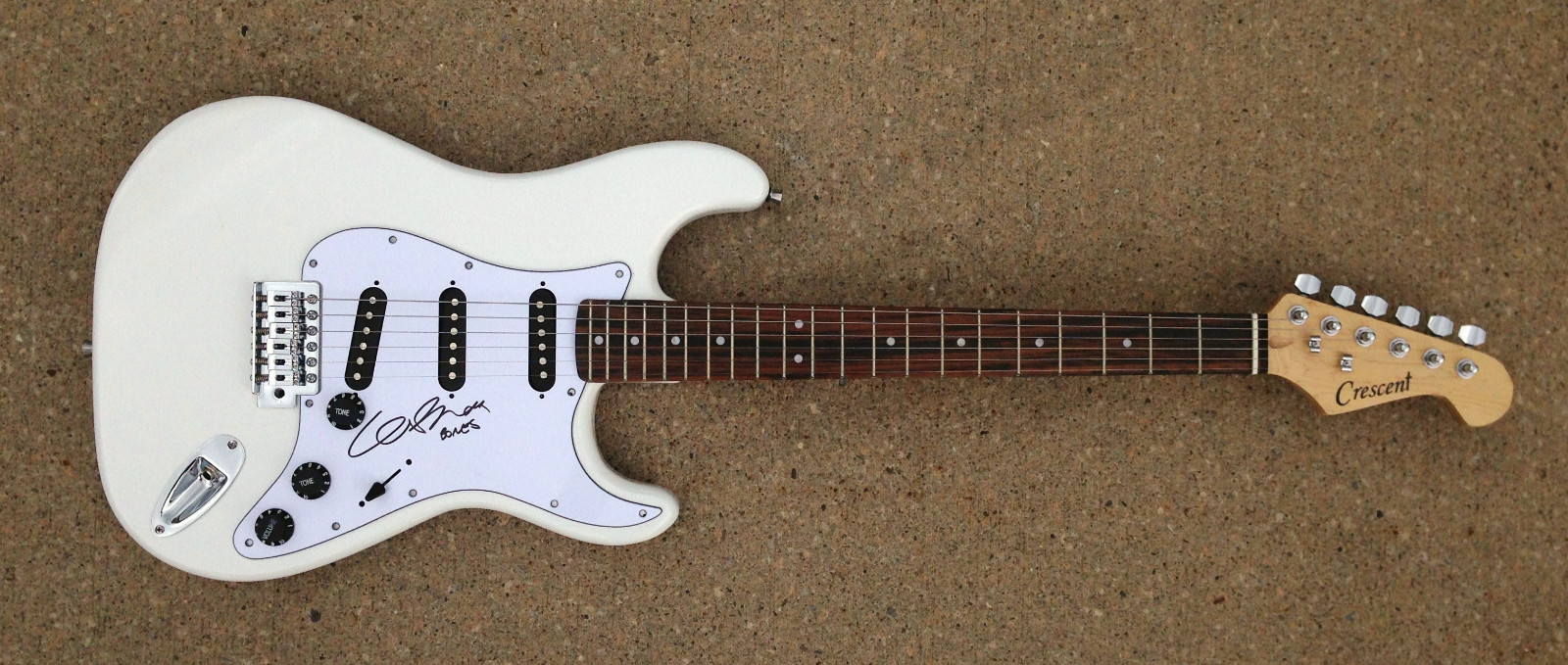 Bones GINNY BLACKMORE Signed Autographed Brand New Electric Guitar COA! PROOF!
