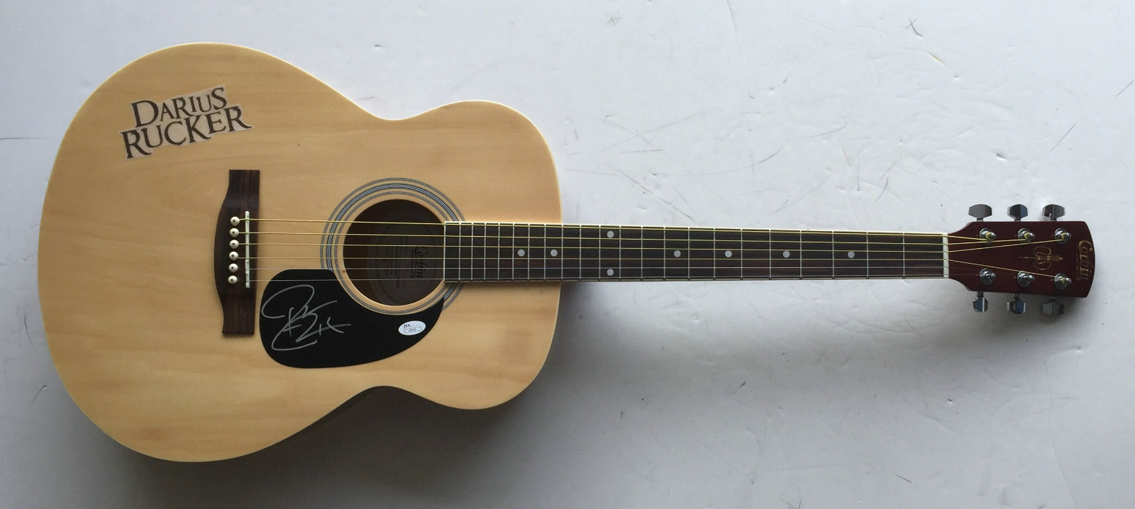 JSA Wagon Wheel DARIUS RUCKER Signed Autographed Acoustic Guitar COUNTRY STAR
