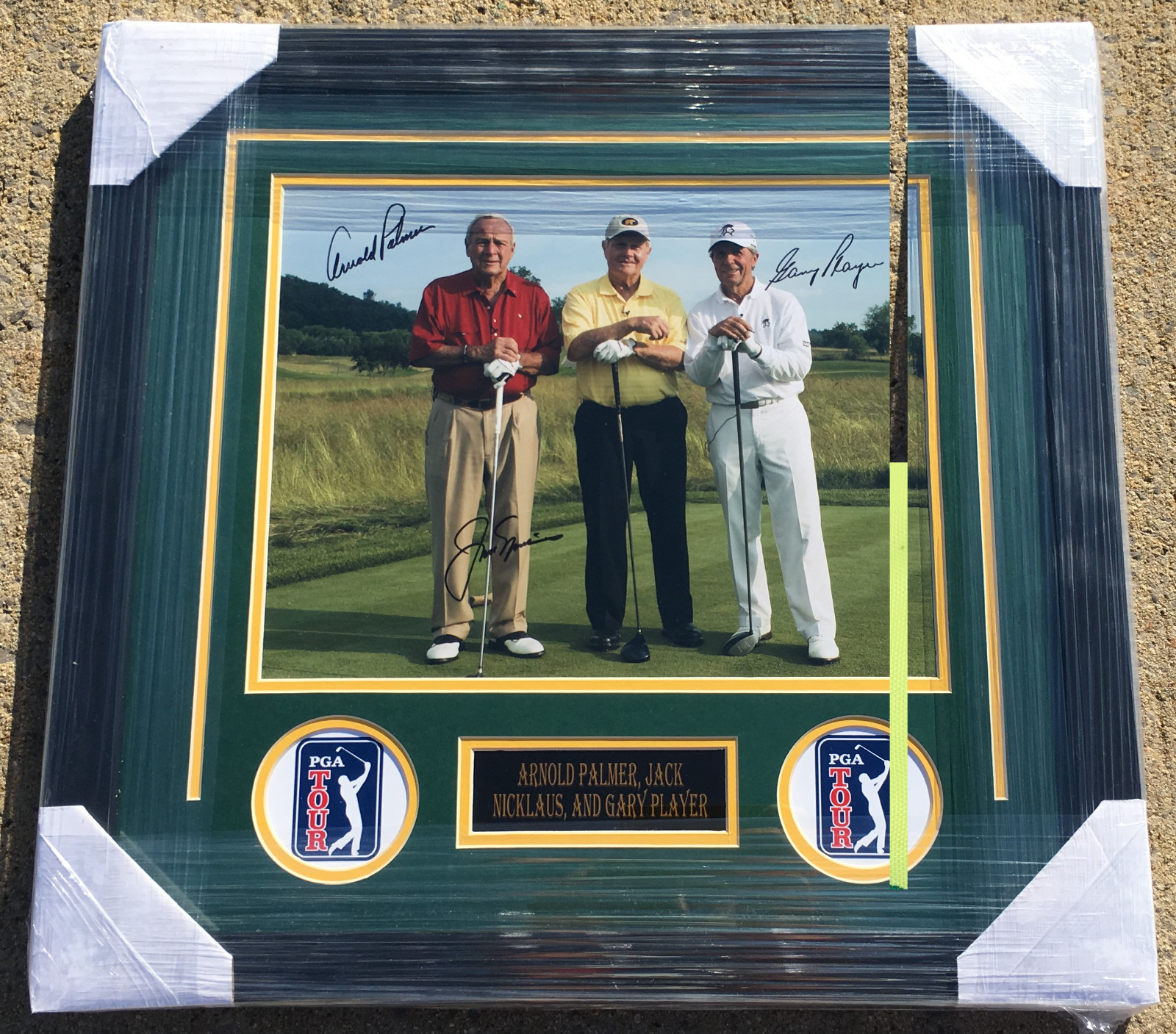 PSA/DNA Masters ARNOLD PALMER JACK NICKLAUS GARY PLAYER Signed Autographed Photo