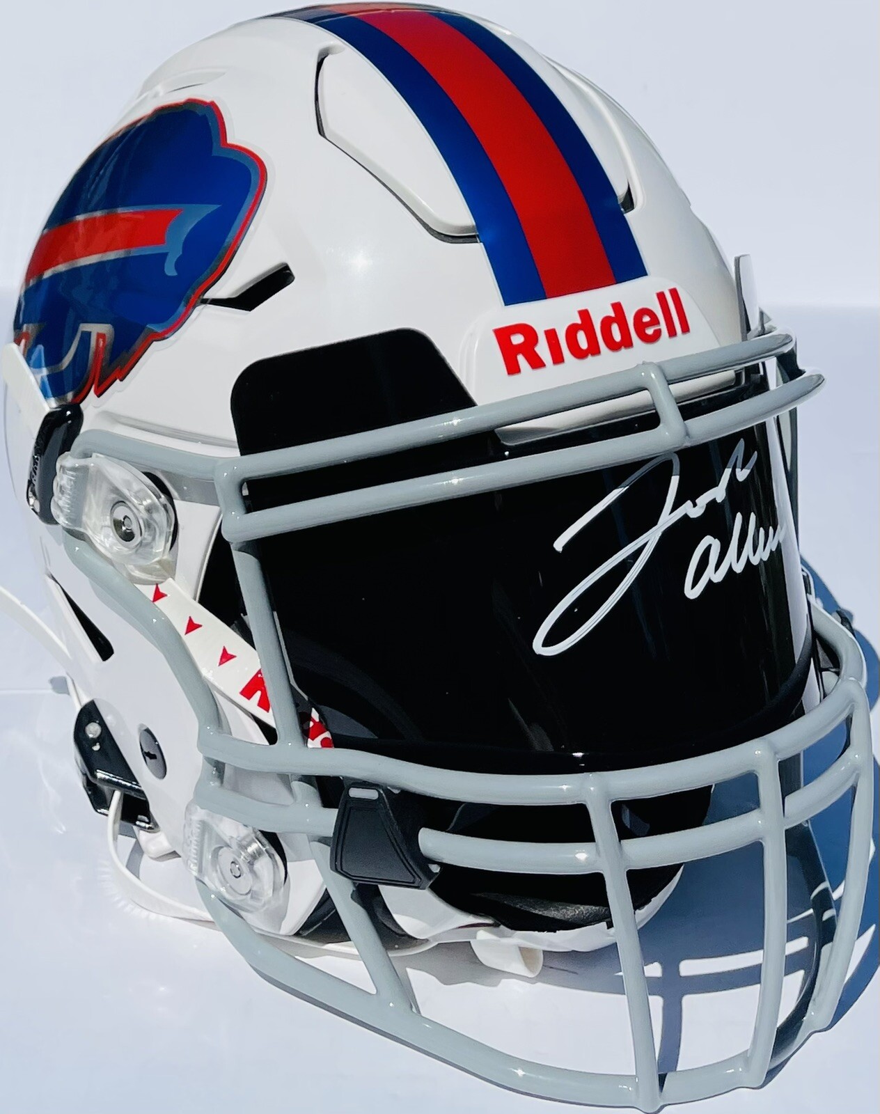 JSA Bills #17 JOSH ALLEN Autographed Authentic Speed Flex Football Helmet Visor
