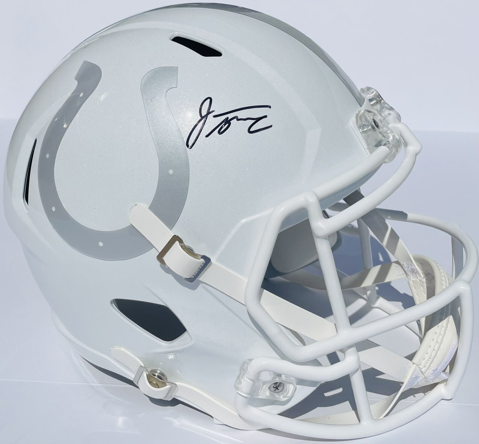 IND Colts #28 JONATHAN TAYLOR Signed Autographed F/S Football Helmet FANATICS
