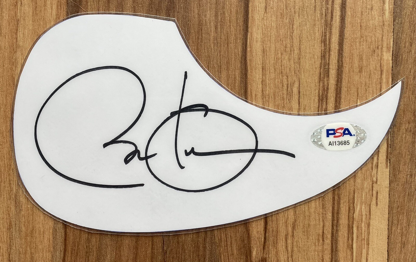 PSA/DNA 44th US President BARACK OBAMA Autographed Acoustic Guitar Pick Guard

