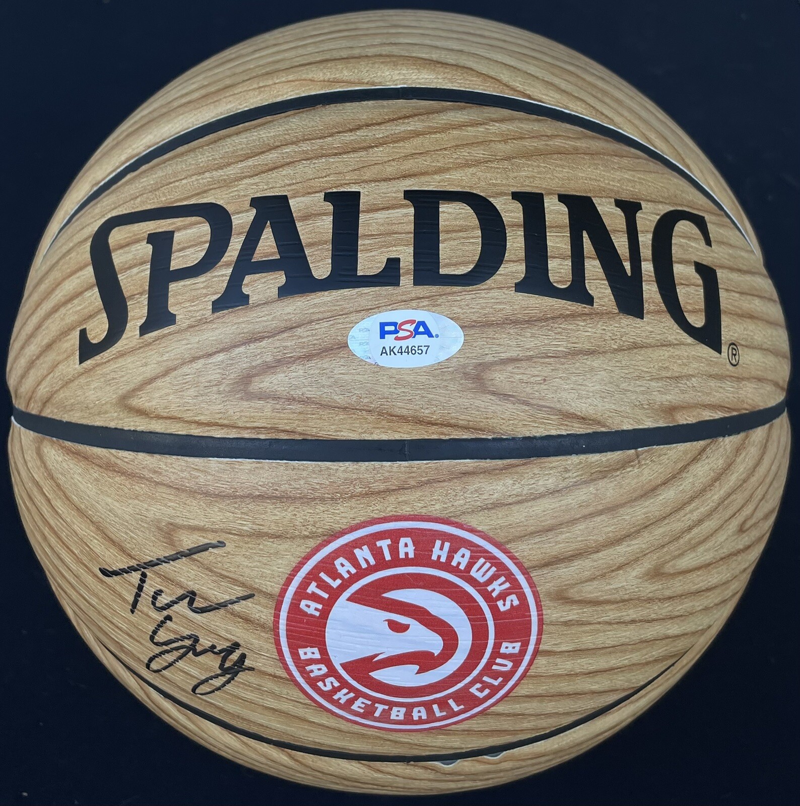 PSA/DNA Atlanta Hawks TRAE YOUNG Signed Autographed NBA Wood Basketball Auto
