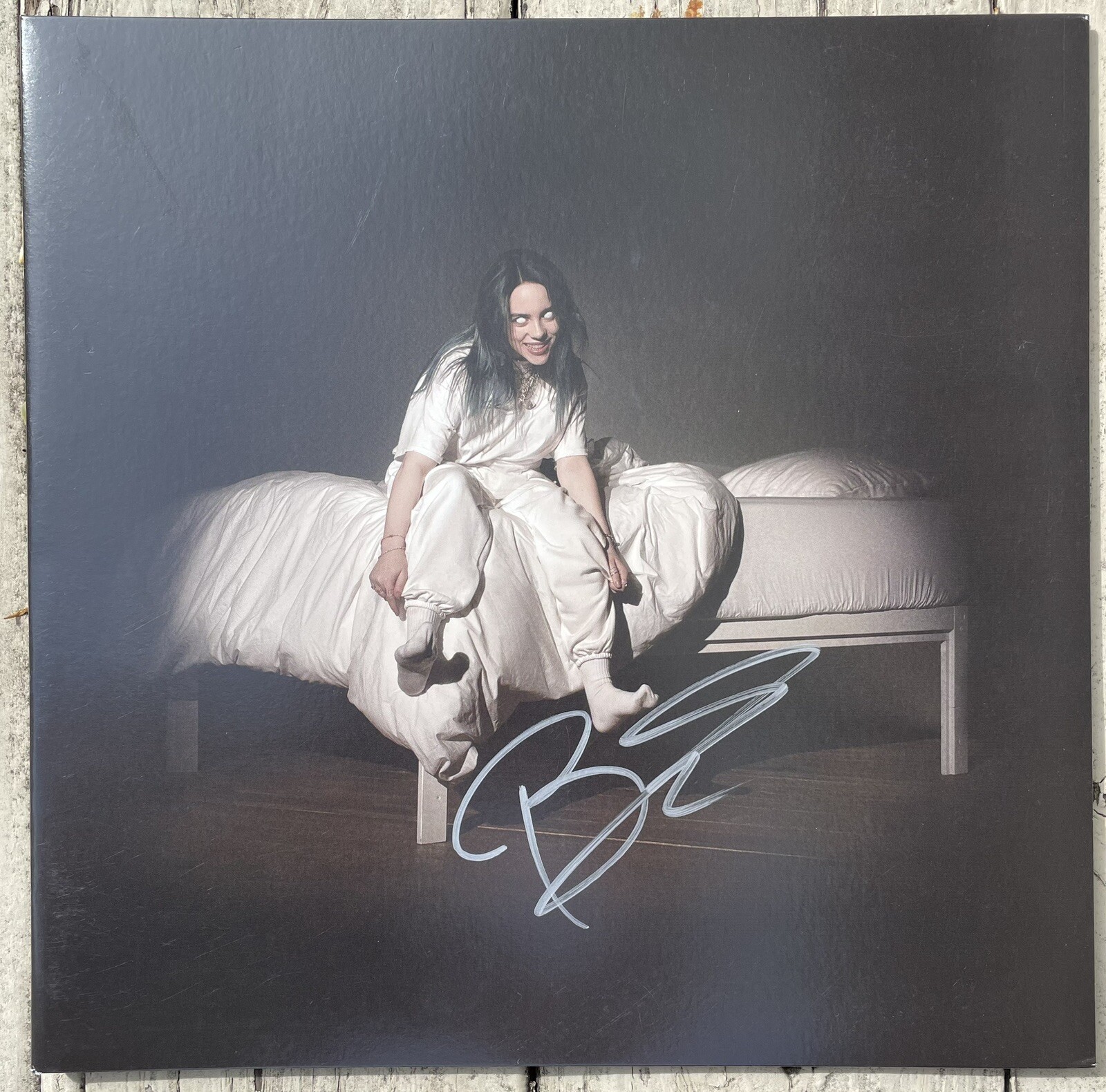 Billie Elish Signed Autographed Album When We Fall Asleep Where Do We Go PSA/DNA
