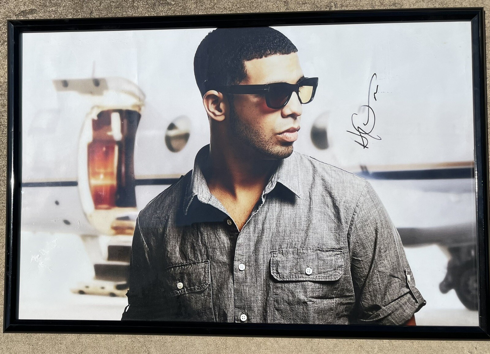 Aubrey Graham Drake Signed Autographed 20x30 Photo Take Care Views PSA/DNA COA