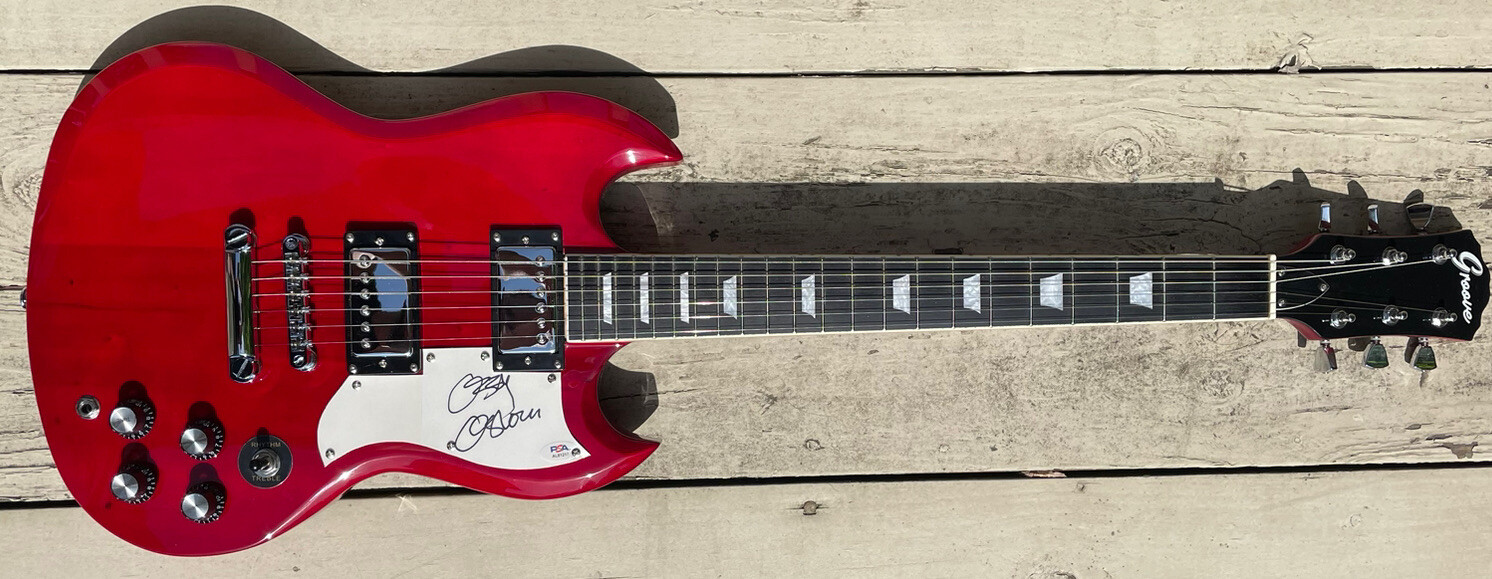 PSA/DNA Black Sabbath Ozzy Osbourne Signed Autograph Auto Electric SG Guitar
