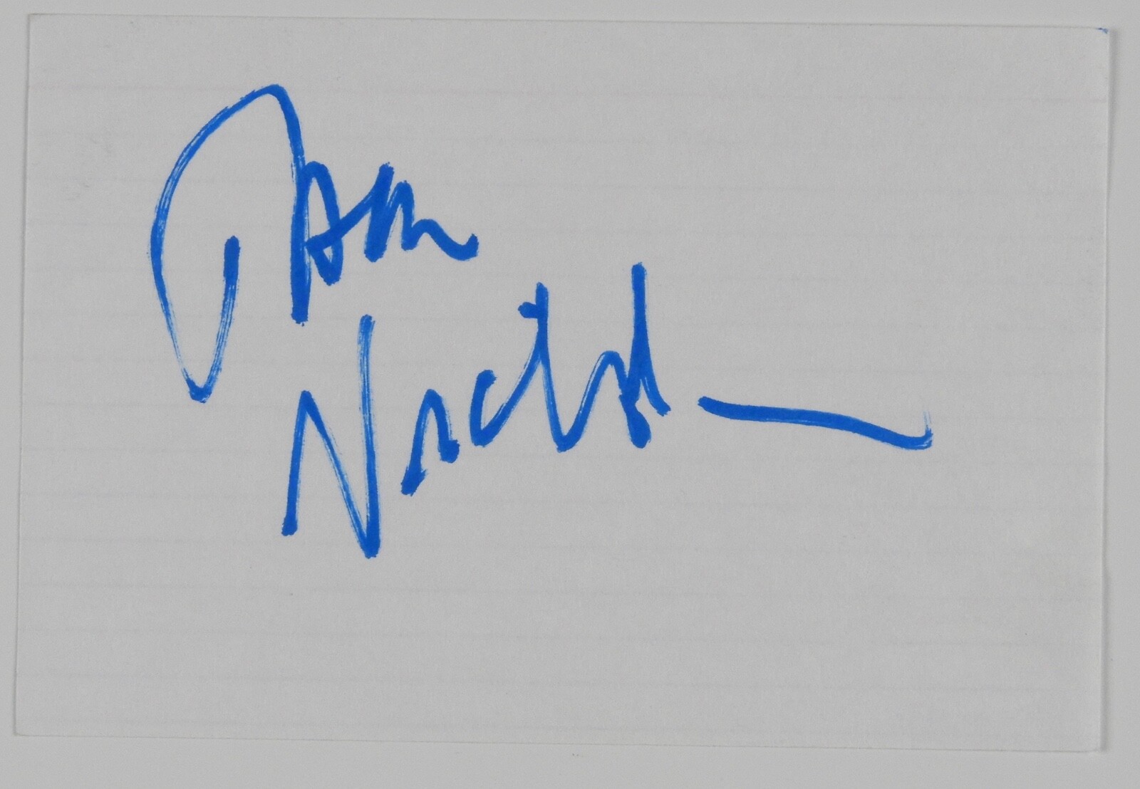 Jack Nicholson Batman The Joker JSA Autograph Signed Index Card 4 x 6 Cut
