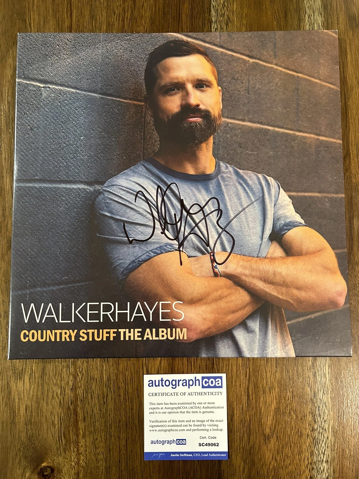 Walker Hayes ‘Country Stuff’ signed autographed Vinyl Album ‘Fancy Like’ ACOA
