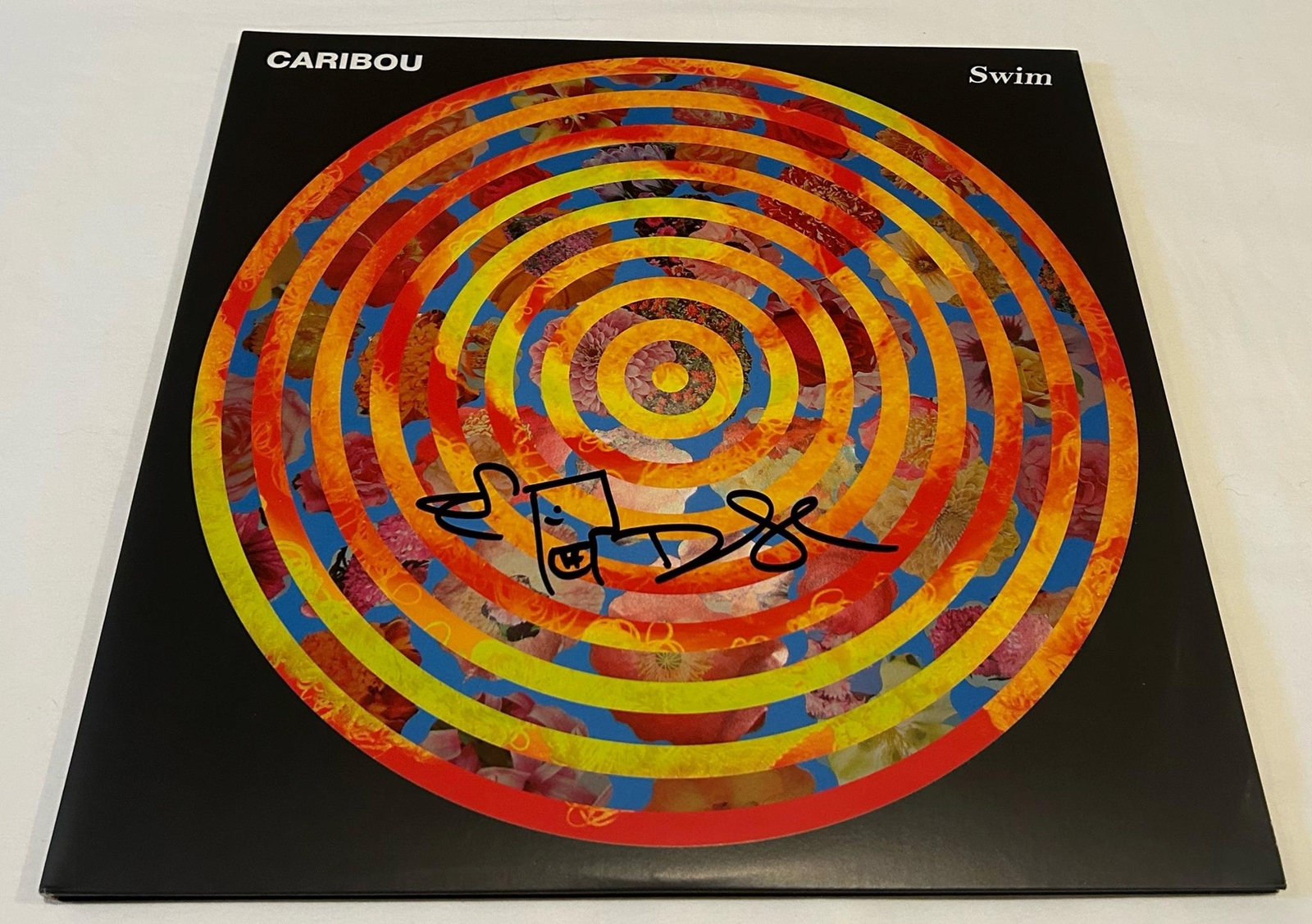 CARIBOU DAN SNAITH SIGNED SWIM VINYL RECORD BECKETT BAS
