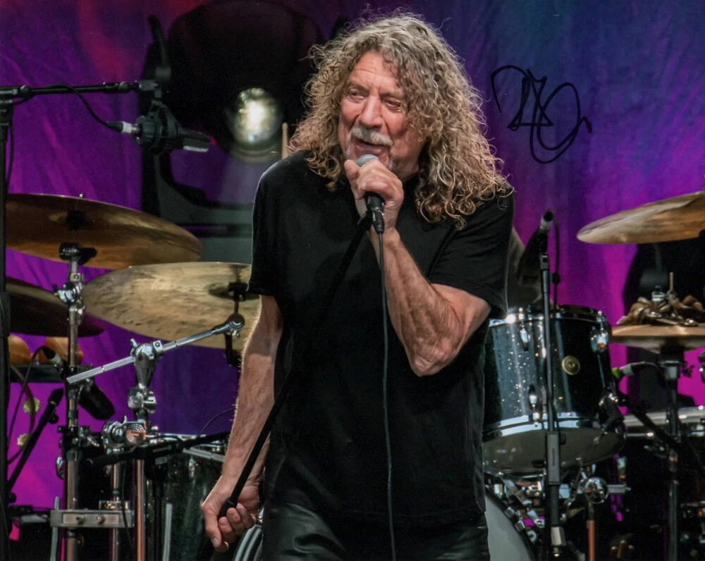Robert Plant Led Zeppelin Signed Autograph 8x10 Photo - Physical Graffiti w/ JSA