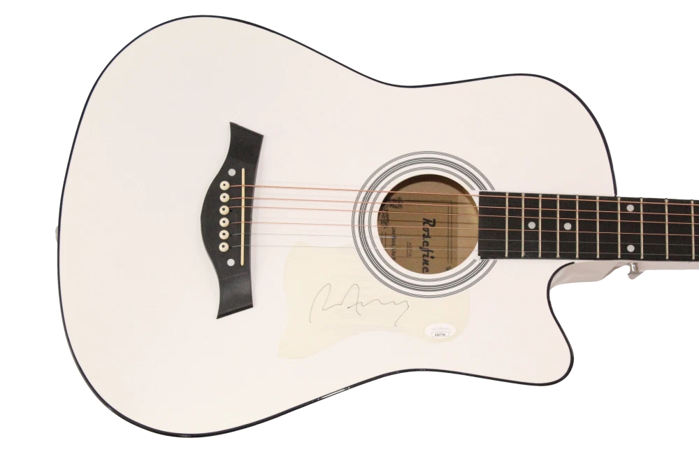 Brian Ferry Signed Autograph Acoustic Guitar - Roxy Music w/ JSA COA
