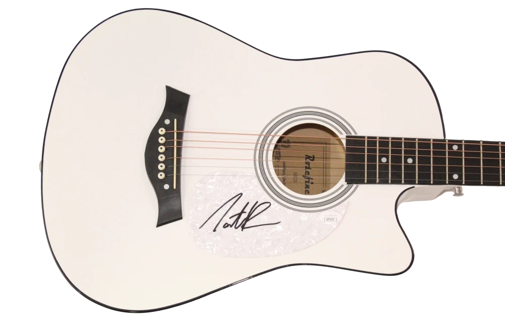 Nathaniel Rateliff Signed Autograph Acoustic Guitar - Falling Faster w/ JSA COA
