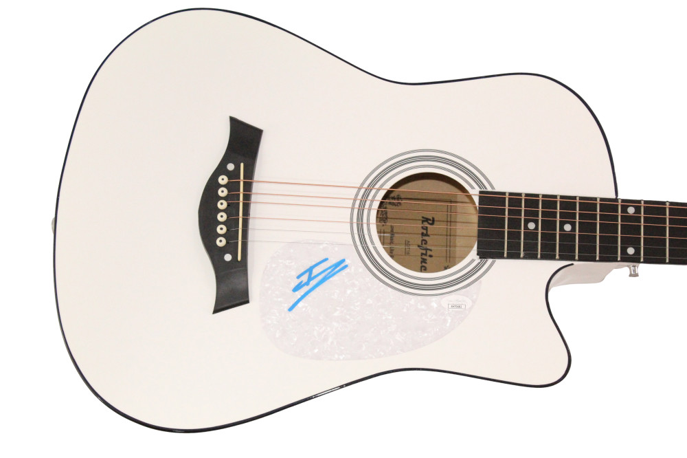 Ian Munsick Signed Autograph Acoustic Guitar - White Buffalo w/ JSA COA
