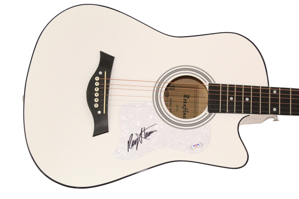 Ray Stevens Signed Autograph Acoustic Guitar - Crackin' Up! w/ PSA COA
