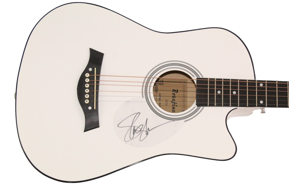 Slash Guns N Roses GNR Signed Autograph Acoustic Guitar Use Your Illusion w/ JSA
