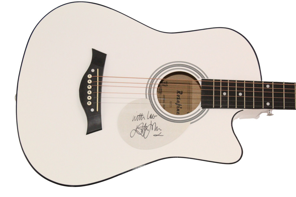 Elton John Signed Autograph Acoustic Guitar - Captain Fantastic Caribou JSA COA
