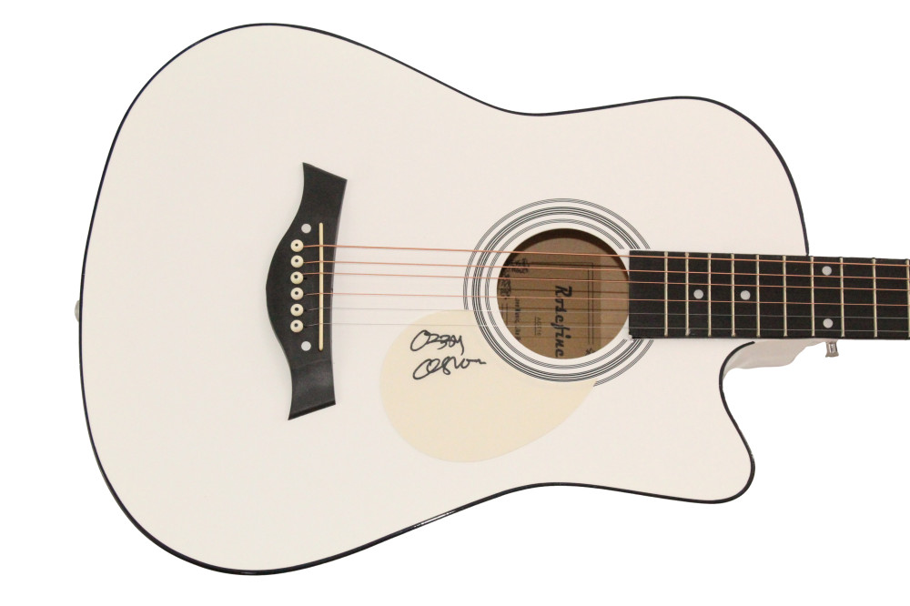 Ozzy Osbourne Black Sabbath Signed Autograph Acoustic Guitar w/ JSA COA
