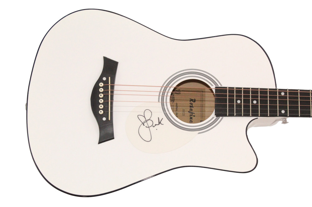 Alecia Moore aka Pink P!nk Signed Autograph Acoustic Guitar - w/ JSA COA
