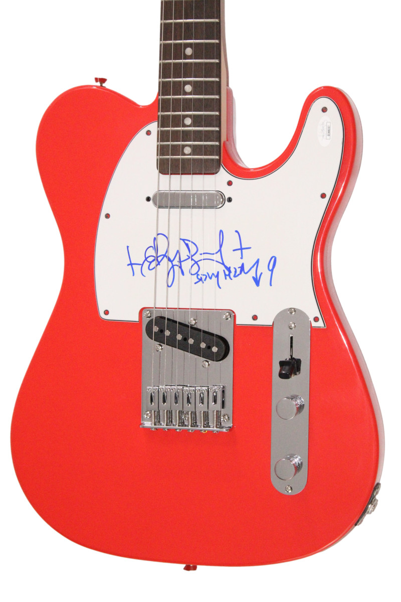 King Diamond Signed Autograph Red Fender Telecaster Guitar Mercyful Fate JSA COA
