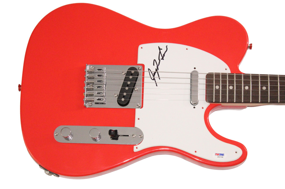 Jerry Lee Lewis Signed Autograph Red Fender Telecaster Guitar The Killer PSA COA
