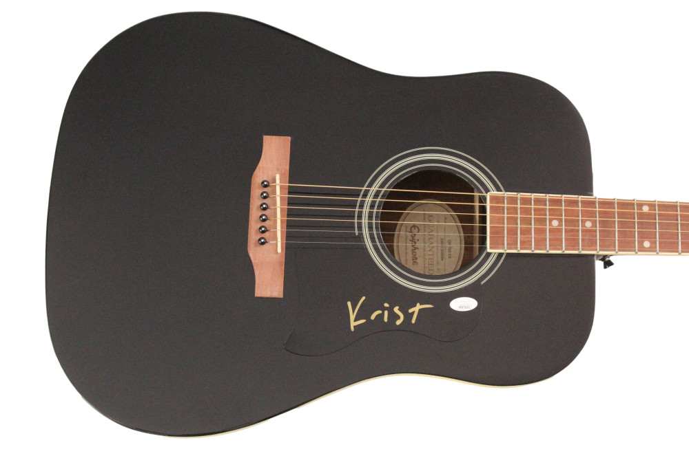 Krist Novoselic Nirvana Signed Autograph Gibson Epiphone Guitar In Utero JSA COA

