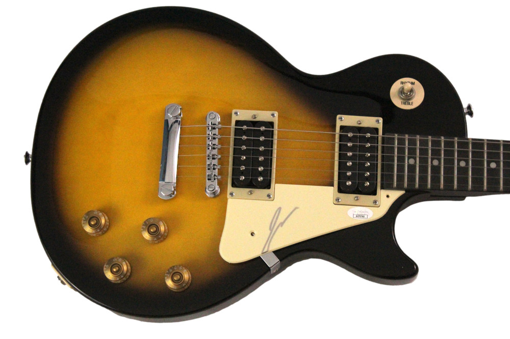 John Rzeznik Goo Goo Dolls Signed Autograph Gibson Epiphone Les Paul Guitar JSA
