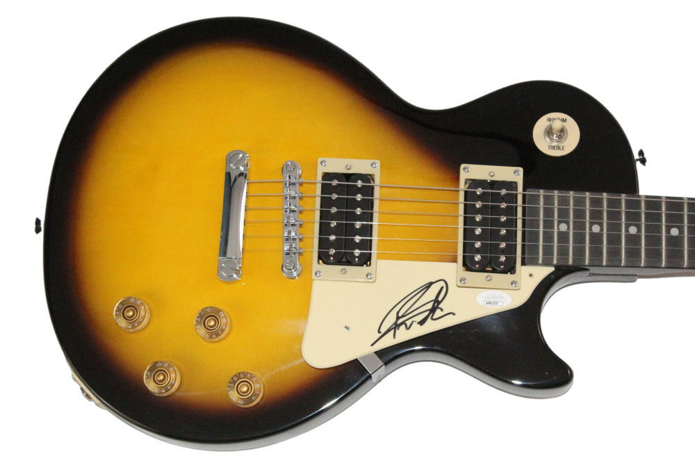 Richard Fortus Guns N Roses Signed Autograph Gibson Epiphone Les Paul Guitar JSA
