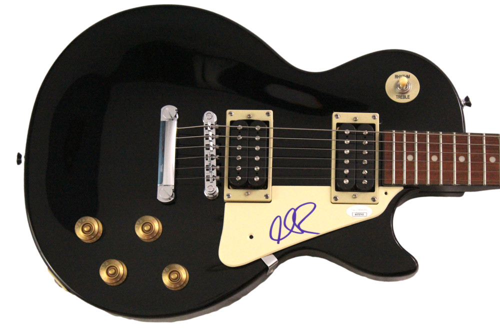Marc Roberge OAR Signed Autograph Black Gibson Epiphone Les Paul Guitar JSA COA
