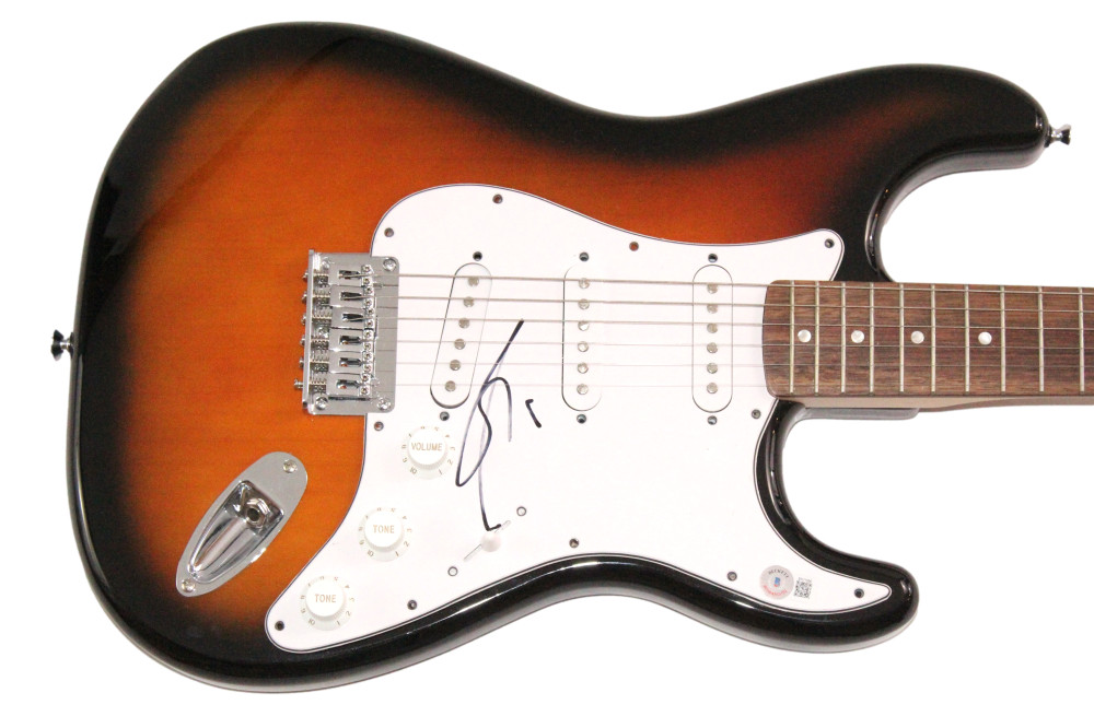 Shania Twain Signed Autograph Full Size Fender Electric Guitar w/ Beckett COA