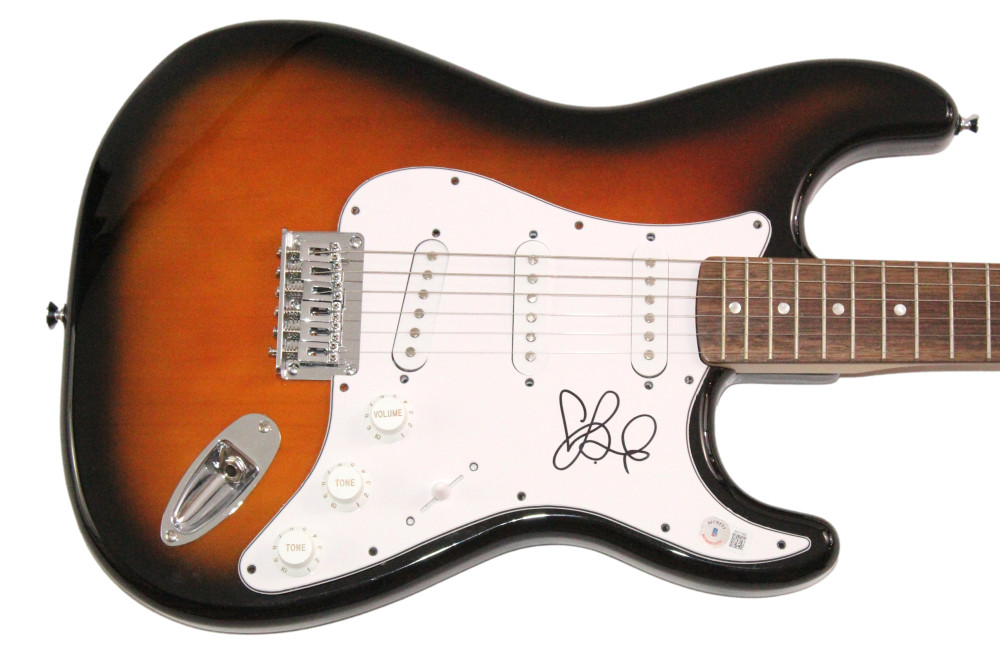 Pink P!nk Signed Autograph Full Size Fender Electric Guitar w/ Beckett COA