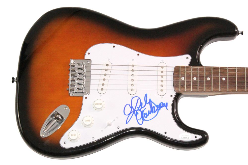 Kelly Clarkson Signed Autograph Fender Electric Guitar Thankful Stronger JSA COA