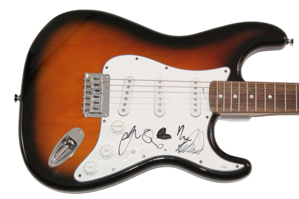 Glass Animals Band x4 Signed Autograph Fender Electric Guitar Dreamland JSA COA