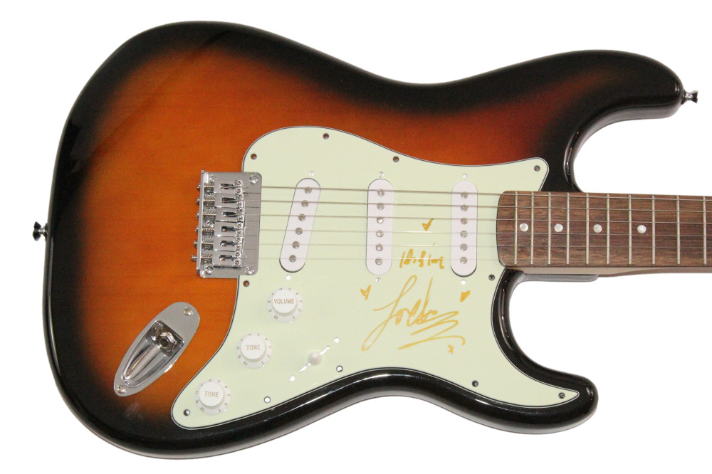 Lorde Signed Autograph Fender Electric Guitar - Pure Heroine Melodrama JSA COA