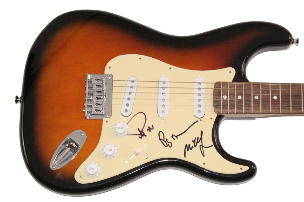 Trey Anastasio Mike Gordon Page McConnell Signed Autograph Fender Guitar JSA COA
