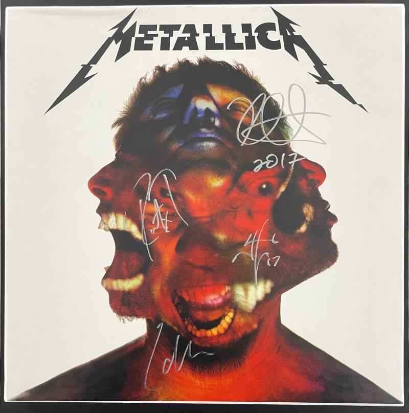 Metallica Band Signed Autograph Hardwired to Self-Destruct Album Boxed Set - JSA