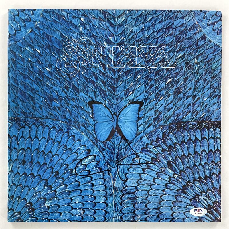 Carlos Santana Signed Autograph Album Vinyl Record - Borboletta w/ PSA COA