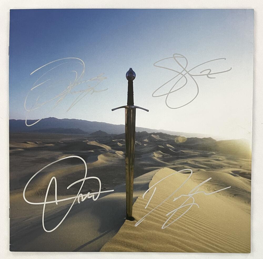 Greta Van Fleet Full Band Signed Autograph 12x12 Starcatcher Album Booklet JSA