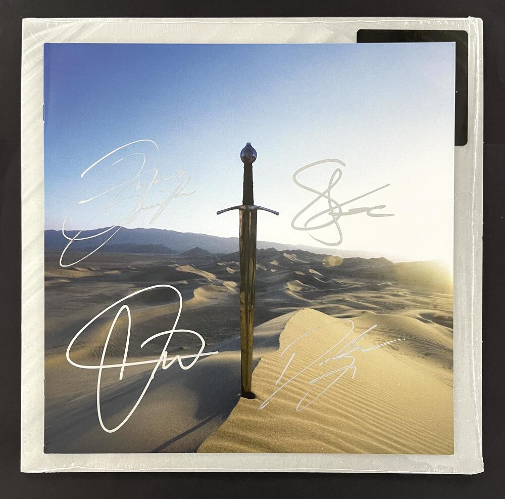 Greta Van Fleet Band x4 Signed Autograph 12x12 Starcatcher Album Booklet w/ JSA