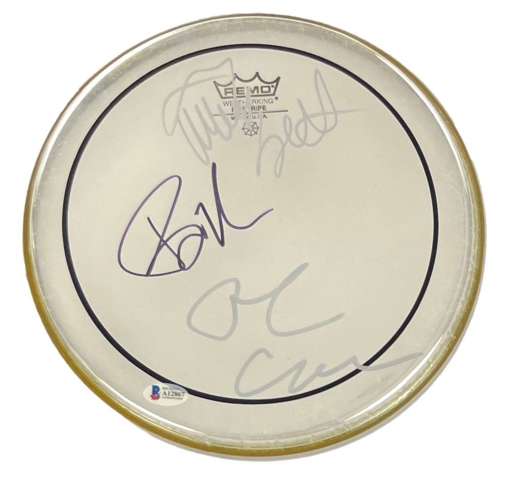 Green Day Full Band x3 Signed Autograph 10