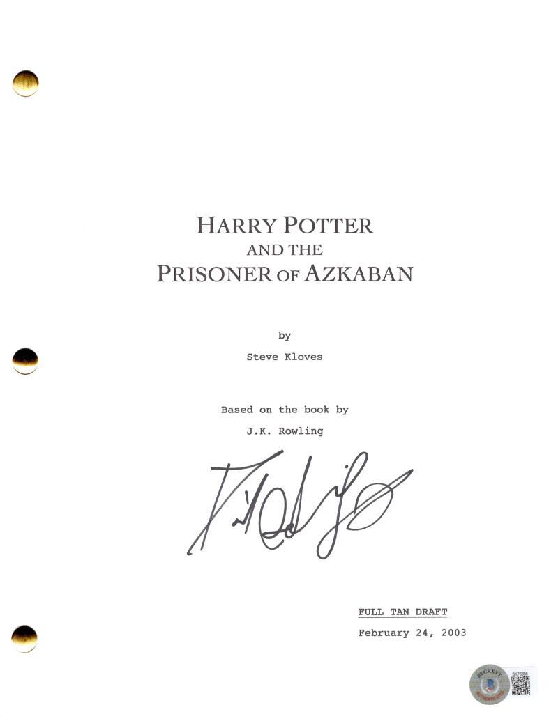 Daniel Radcliffe Signed Autograph Harry Potter Prisoner Azkaban Script Beckett