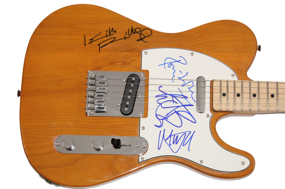 Rolling Stones Band Complete Signed Autograph Guitar - Mick Jagger +3 JSA BAS