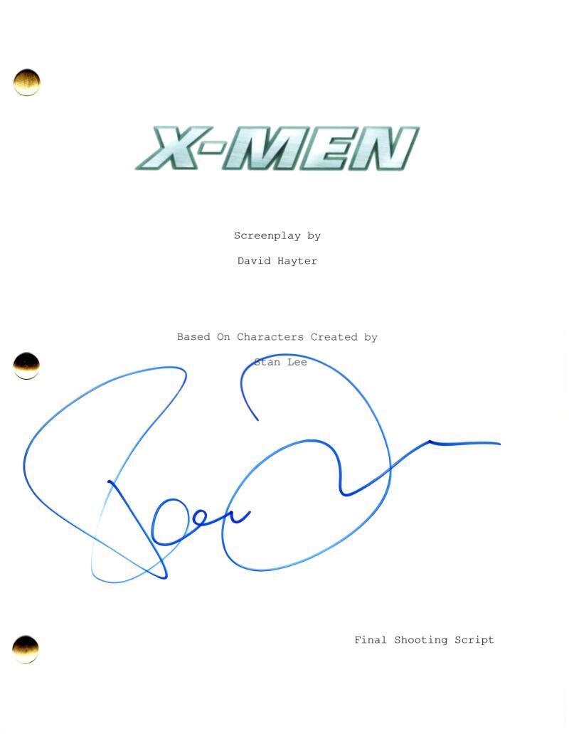Famke Janssen Signed Autograph X-Men Full Movie Script Screenplay - Sexy Phoenix