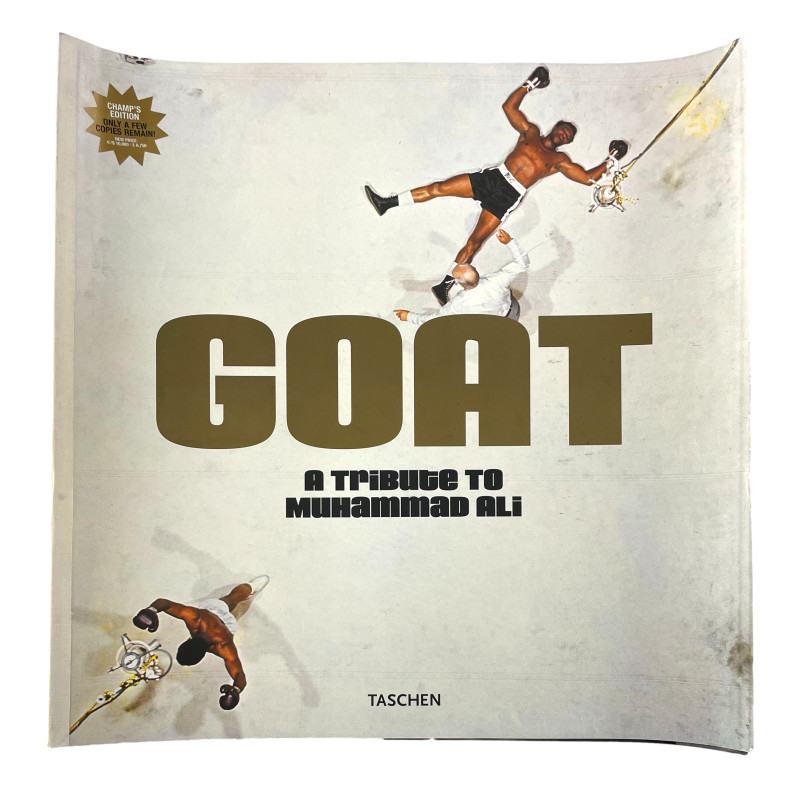 ANGELO DUNDEE SIGNED AUTOGRAPH GOAT A TRIBUTE TO MUHAMMAD ALI 20×20 BOOK JSA COA COLLECTIBLE MEMORABILIA