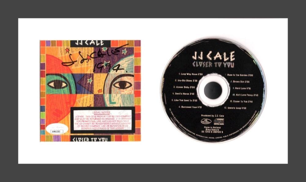 JJ Cale Signed Autograph Closer To You Framed CD Display - Ready to Hang! w/ JSA