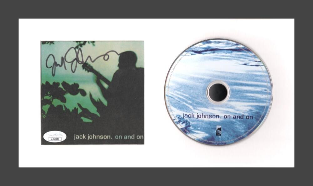 Jack Johnson Signed Autograph On and On Framed CD Display - Ready to Hang! JSA