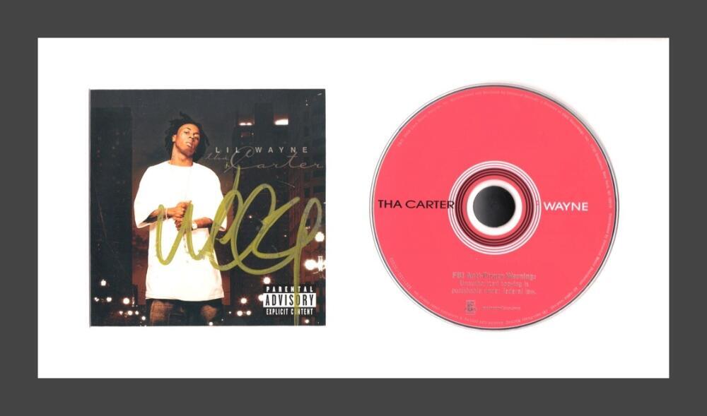 Lil Wayne Signed Autograph Tha Carter Framed CD Display - Ready to Hang! JSA COA