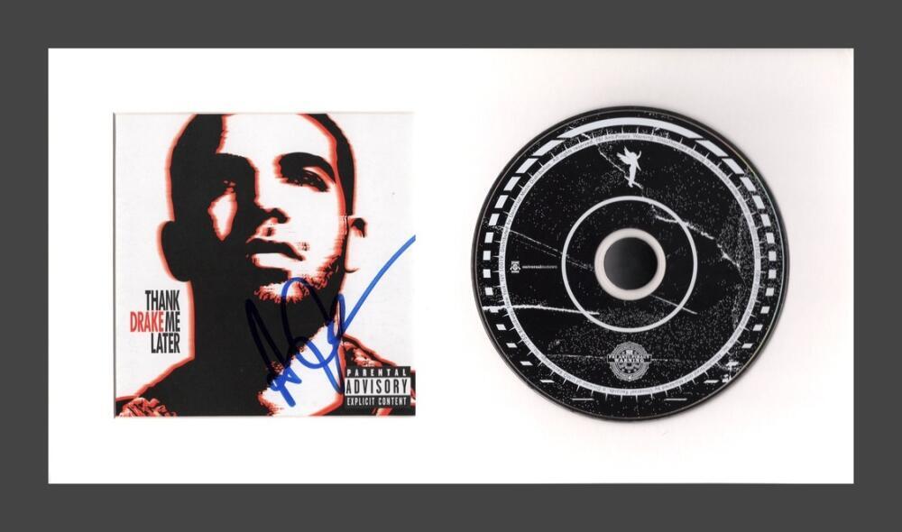 Drake Signed Autograph Thank Me Later Framed CD Display - Ready to Hang! JSA COA